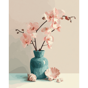 Graceful Floral Vignette