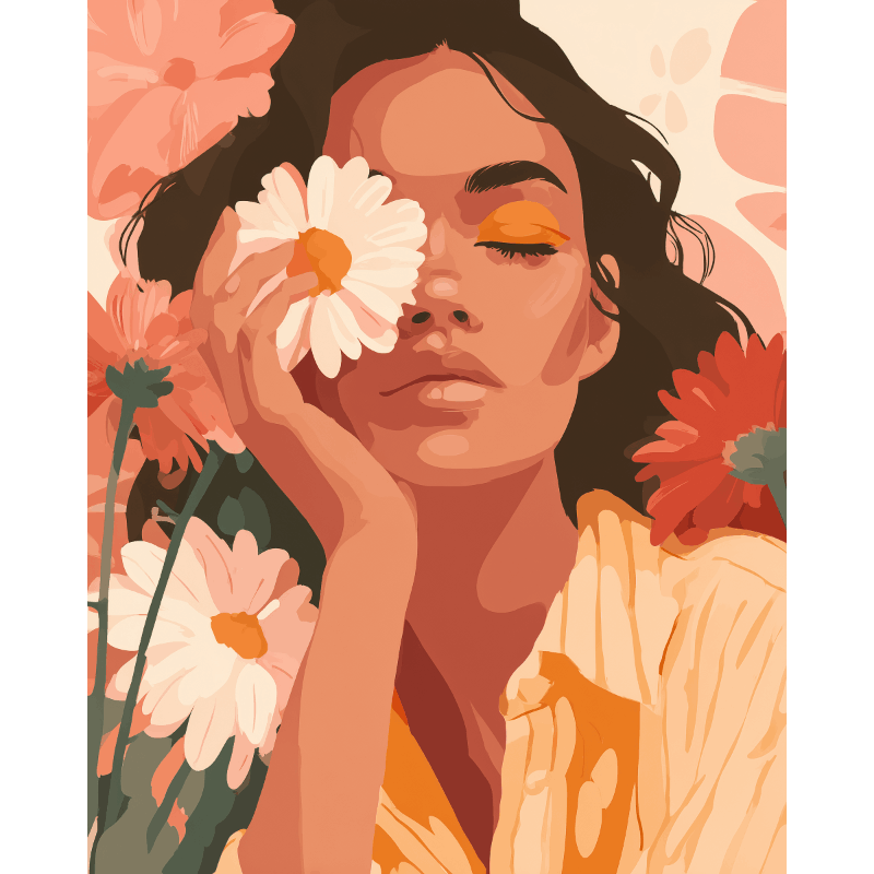 Blooming Woman’s Portrait