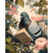 Literary Pigeon in Bloom