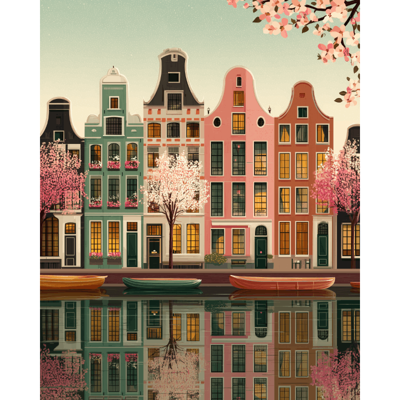 Springtime Amsterdam Charm