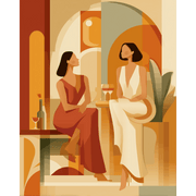 Elegant Conversations in Color