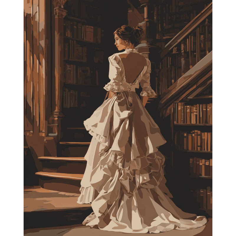 Mysterious Lady in Shadows