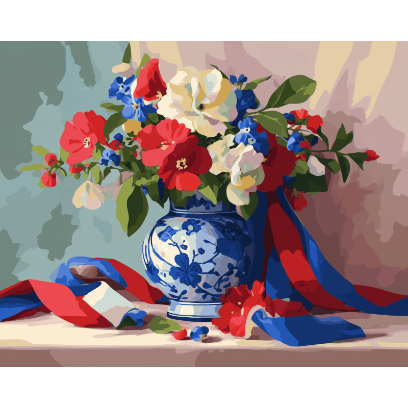 Patriotic Floral Tribute