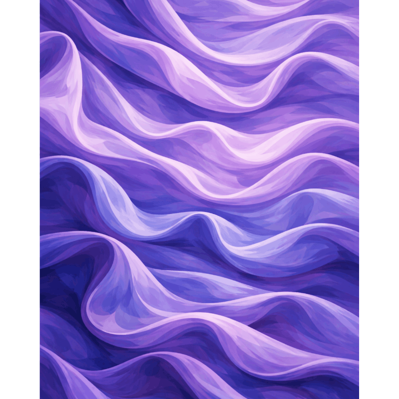 Lavender Satin Waves