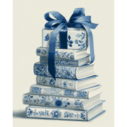 Delft Blue Book Nook