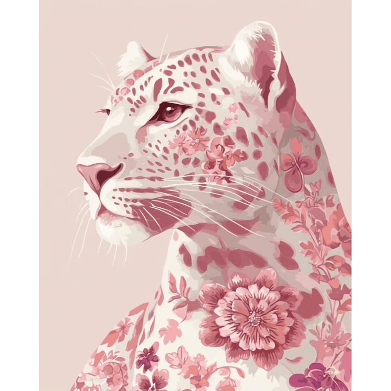 Delft Pink Leopard Charm