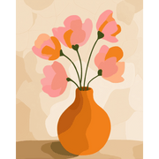 Pink Bouquet in Modern Style
