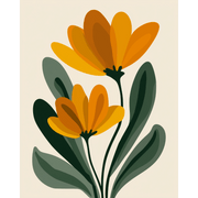 Minimalist Floral Harmony