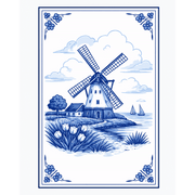 Dutch Breeze: Windmill Serenity
