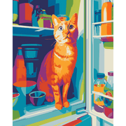 Hungry Ginger: Playful Feline Feast