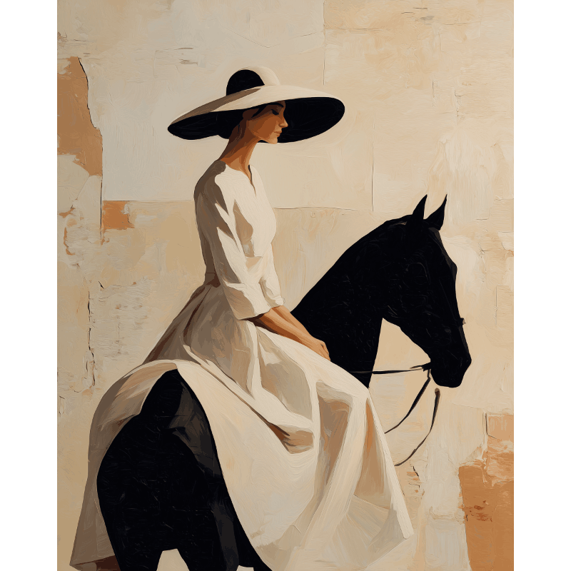 Graceful Gallop: Elegant Equine Portrait