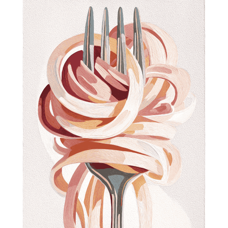 Twirling Pasta Delight