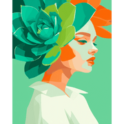 Floral Muse Portrait