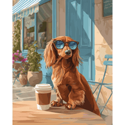 Chill Canine Coffee Break