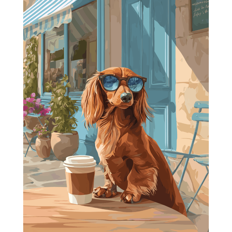 Chill Canine Coffee Break