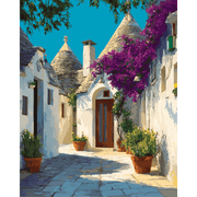 Charming Italian Village Scene