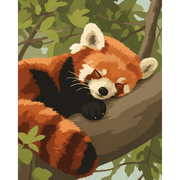 Cozy Red Panda Rest