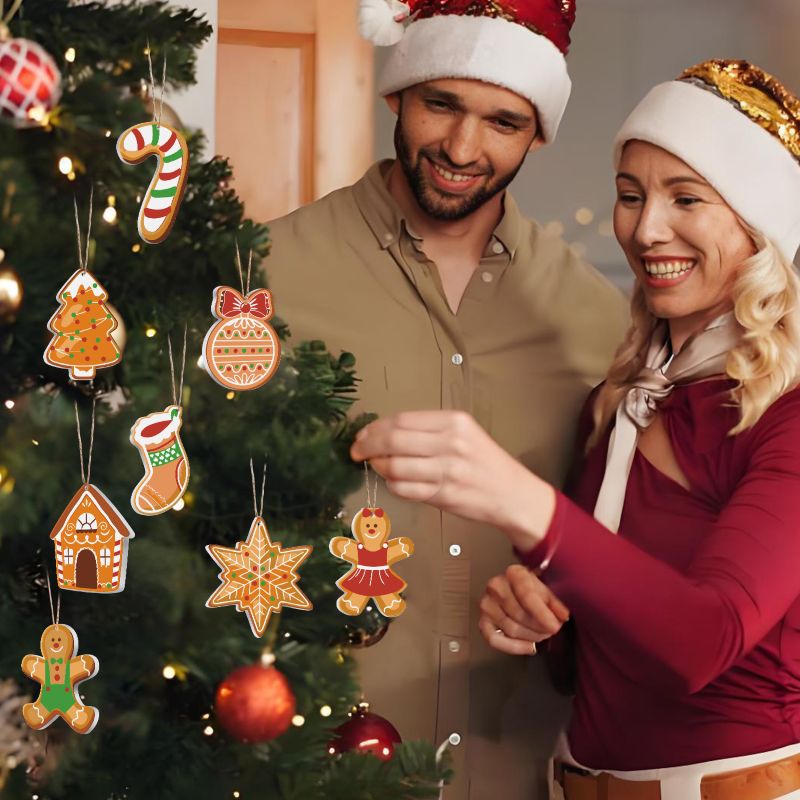 Sweet Gingerbread Ornaments | Christmas Set