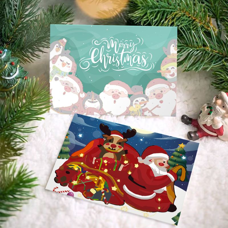 Festive Wishes Cards - Set B