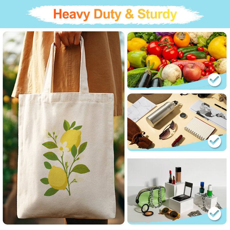Lemon Plant Paint Tote