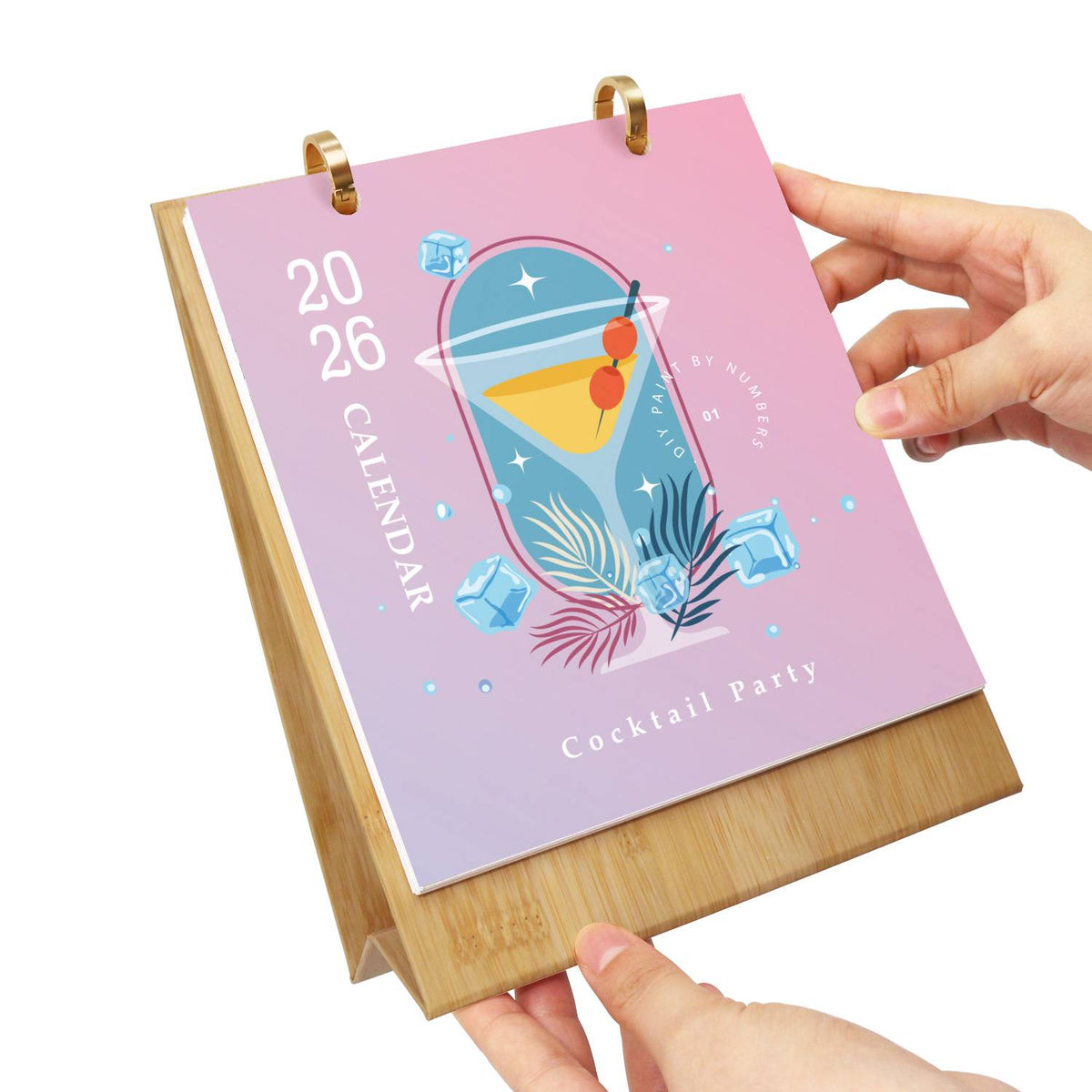 Colorful Cocktail Scenes Calendar 2026