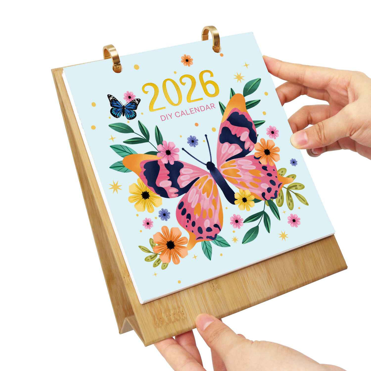 Butterfly Whimsy Desk Calendar 2026