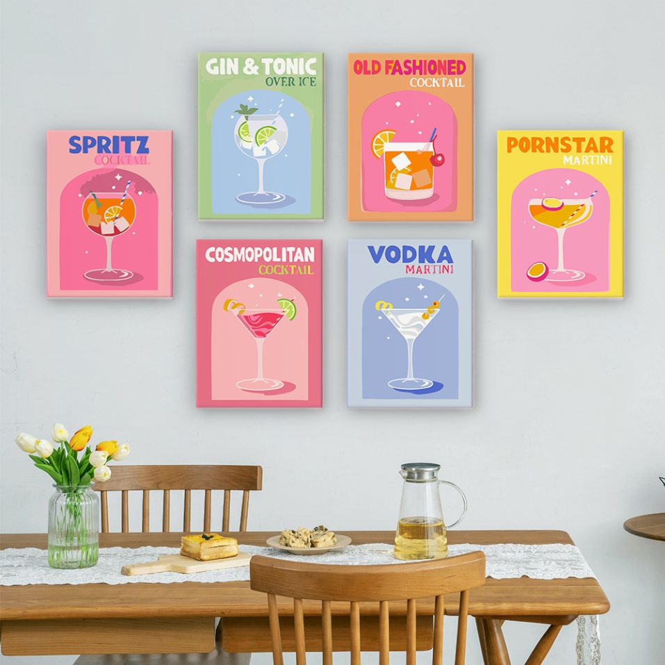 Bright Cocktail Party Set