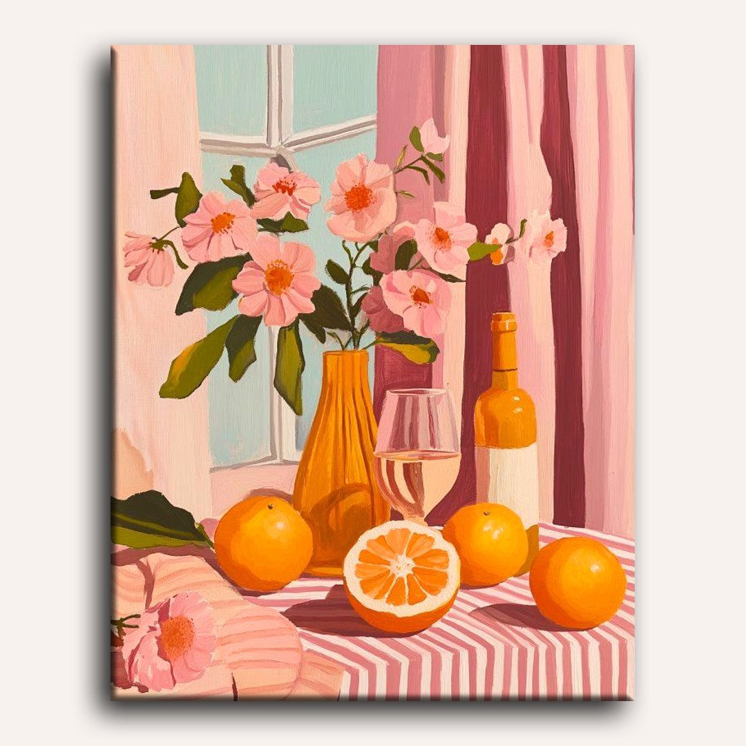 Citrus & Blossom Wine Scene