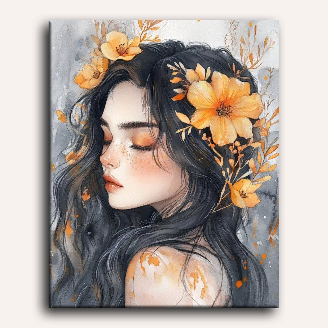 Floral Lady in Bloom