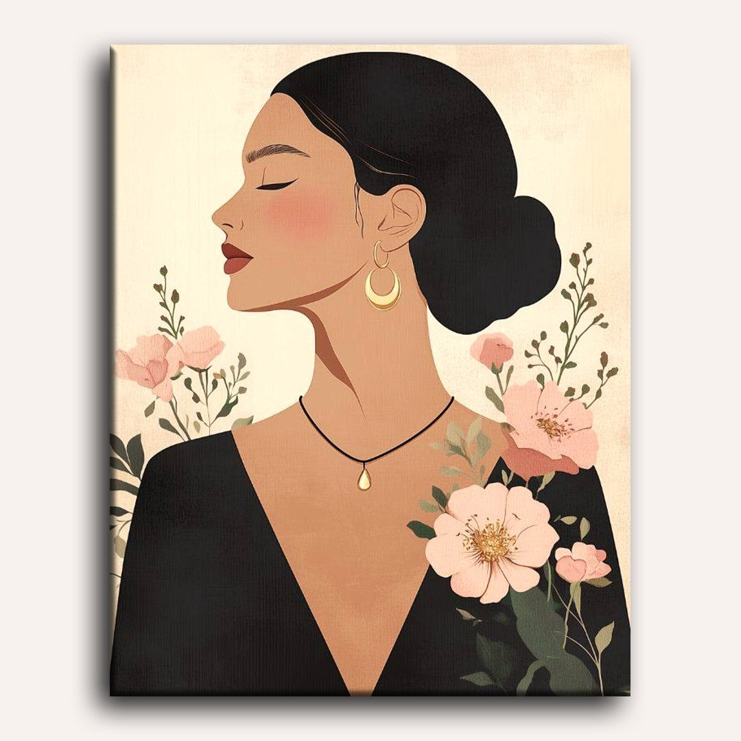 Graceful Blossom Portrait