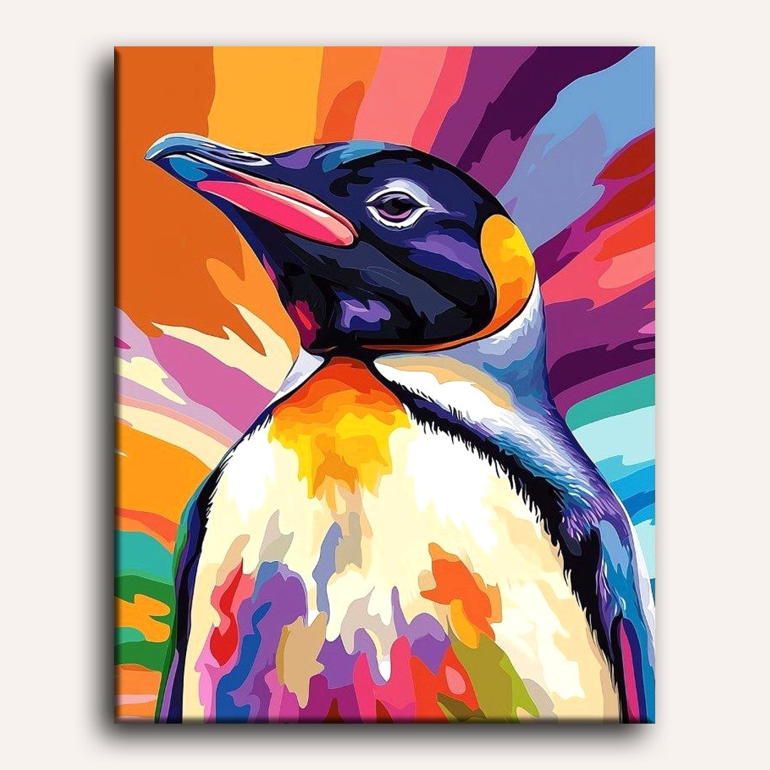 Playful Penguin Splash