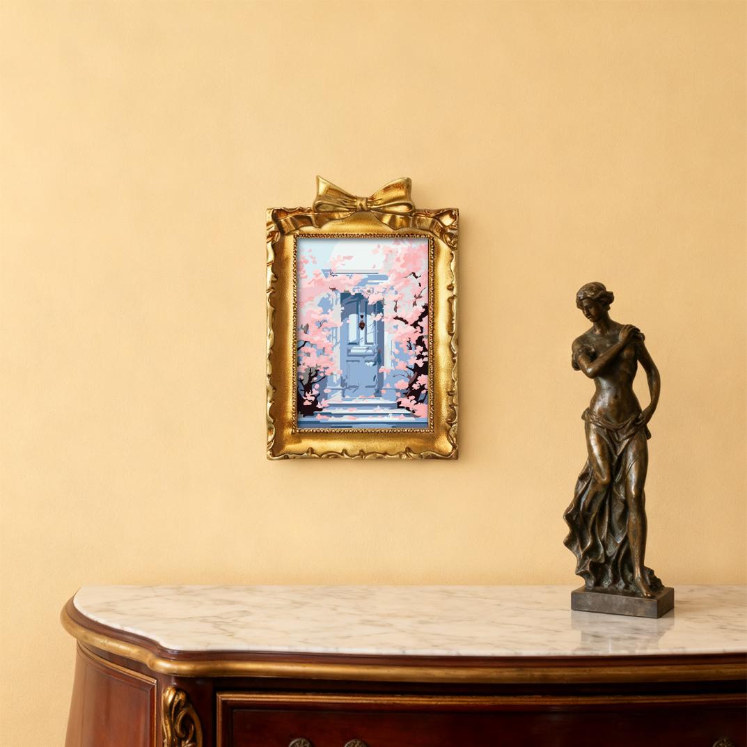 Cherry Blossom Charm: Doorway Delight