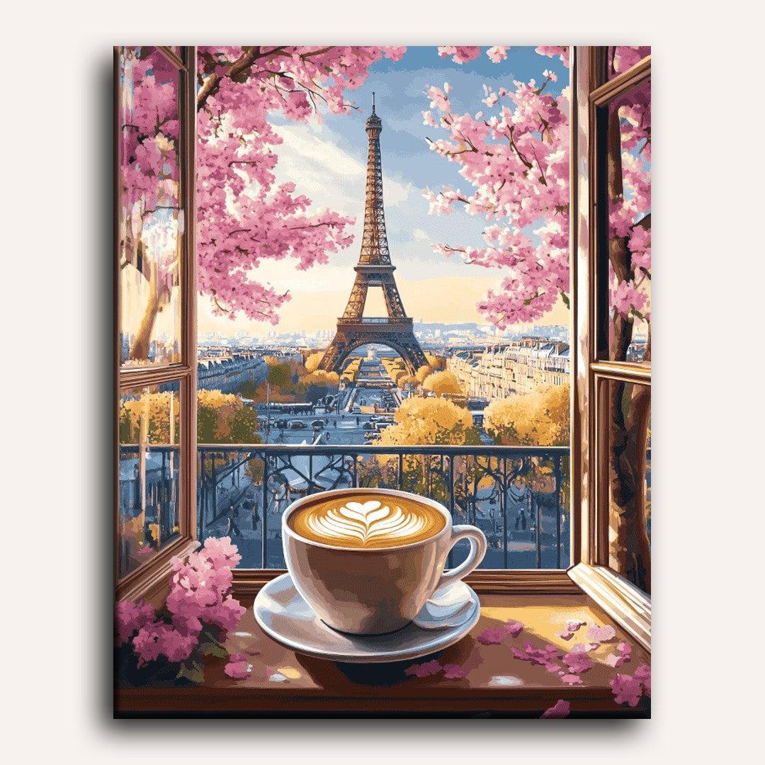 Paris Café: Cappuccino & View