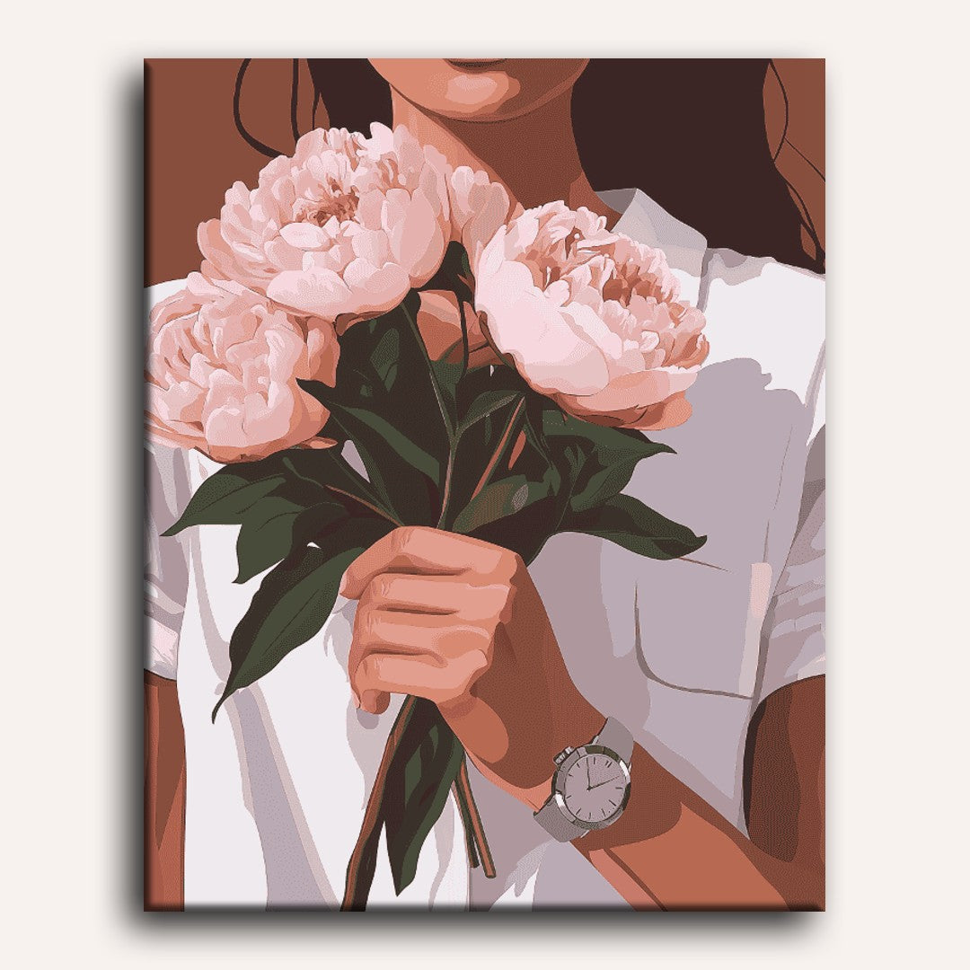 Elegant Peony Lady | Paint & Celebrate