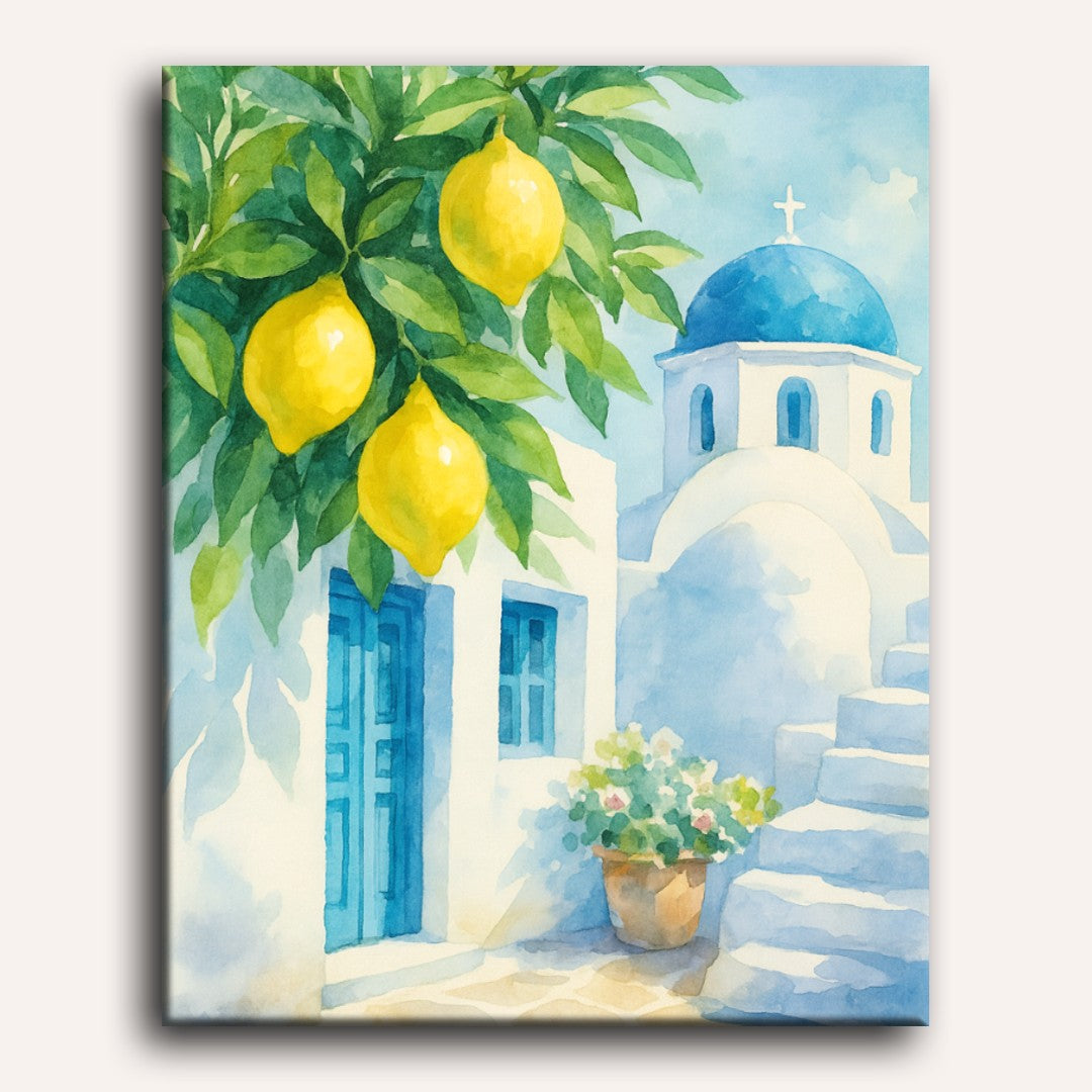 Santorini Lemon Glow