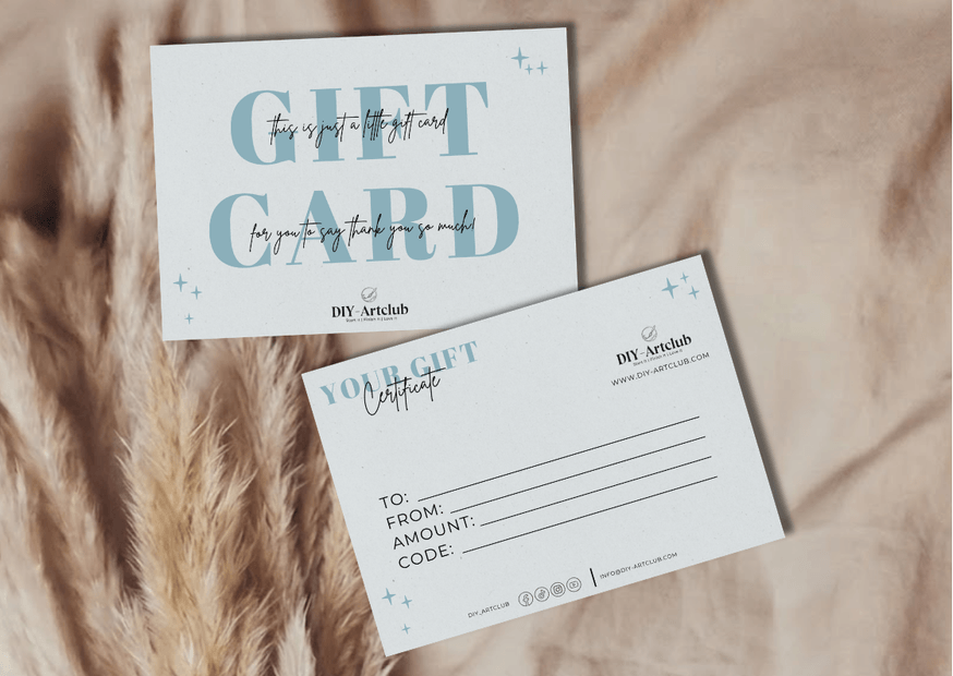 Creative Gift Card for Art Lovers