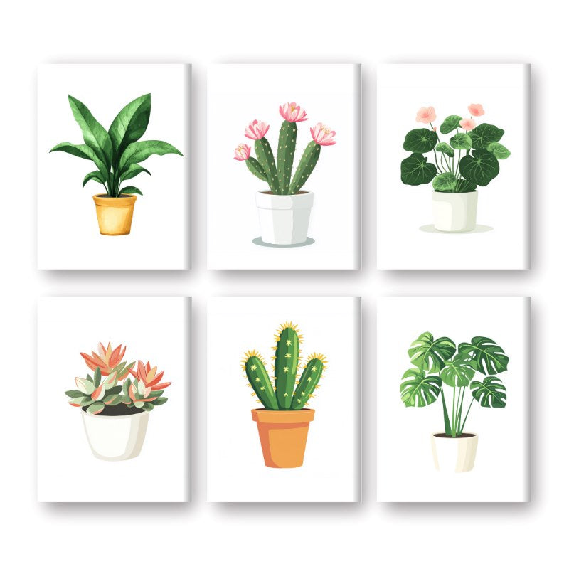 Lush Greenery Mini Paintings