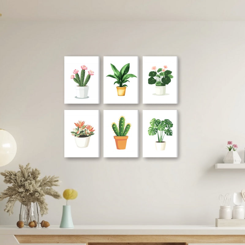 Lush Greenery Mini Paintings