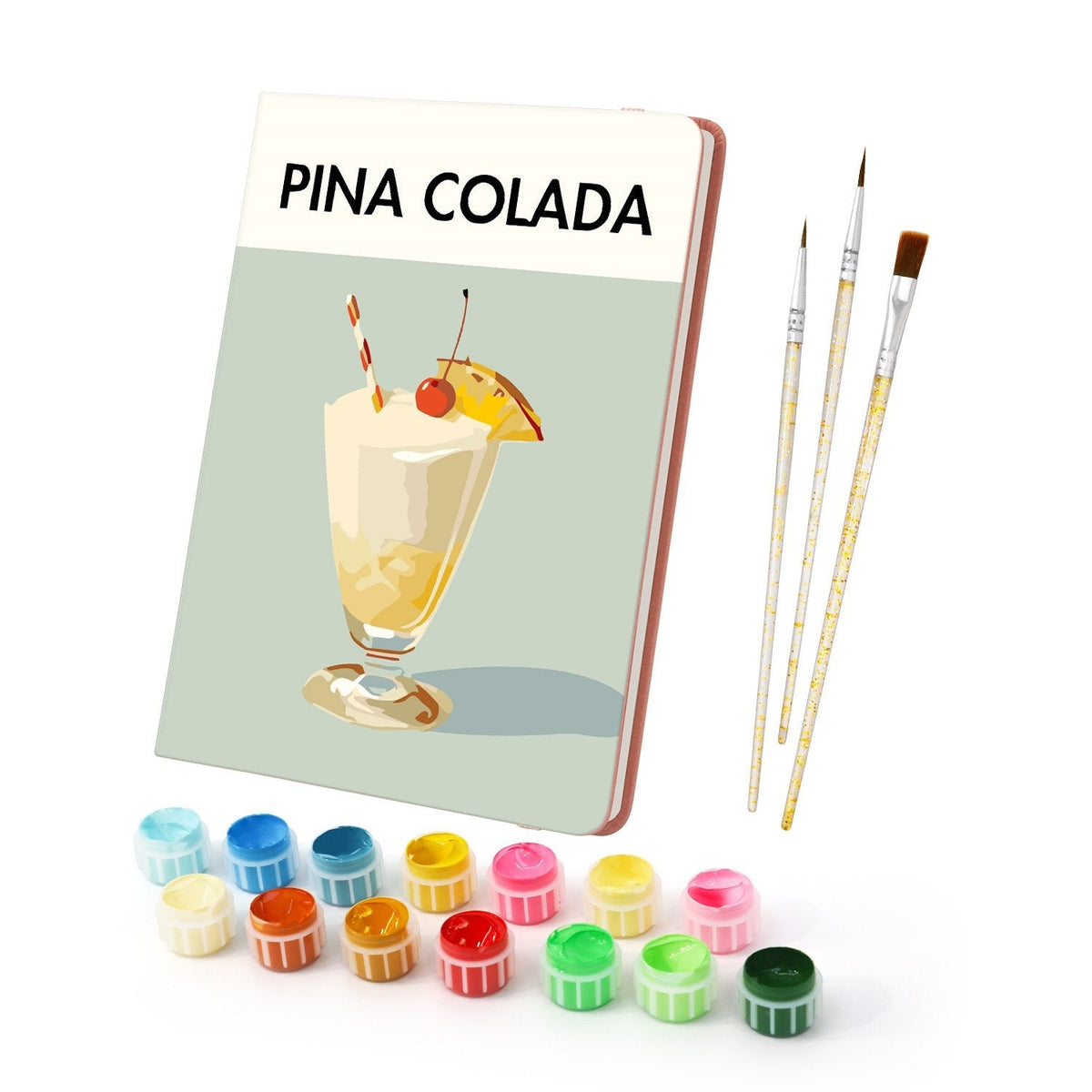 Sip & Sketch: Drink-Themed Notebook