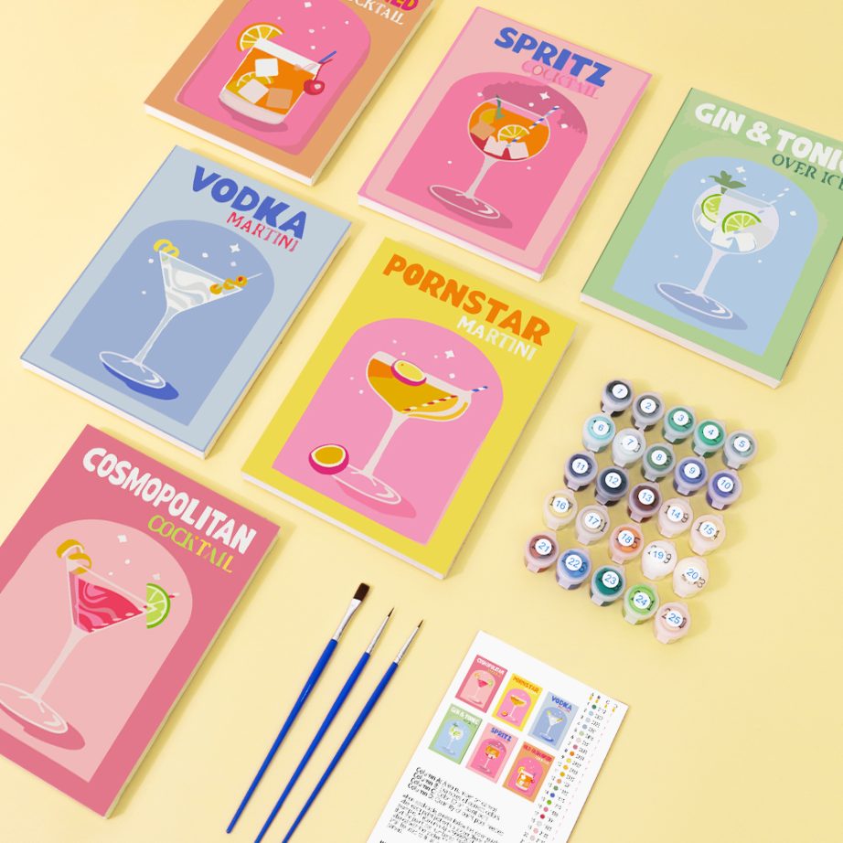 Bright Cocktail Party Set