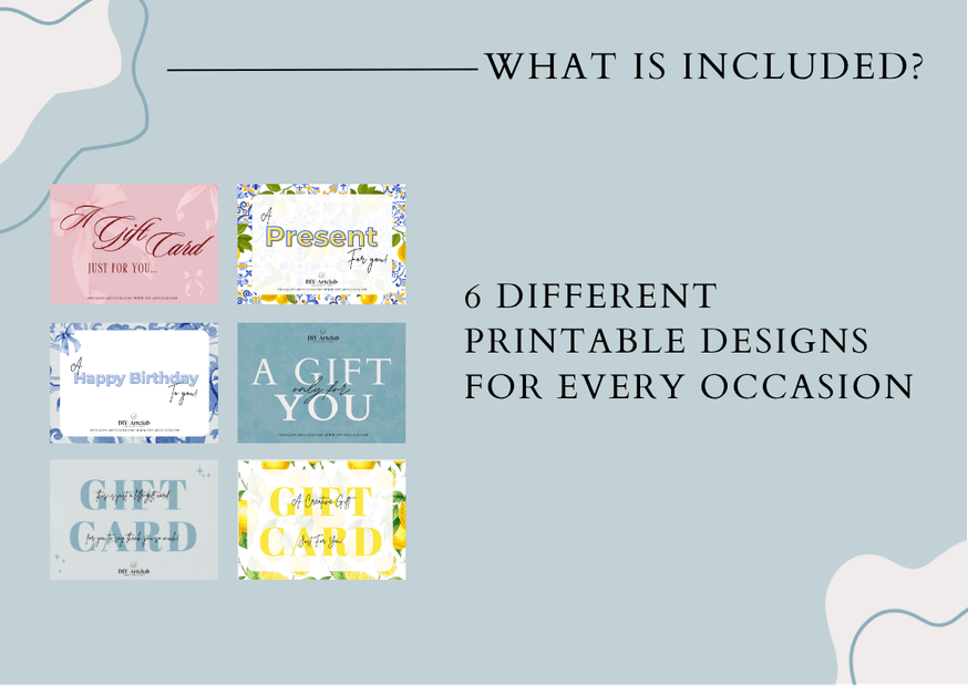 Artful Inspiration Gift Certificate