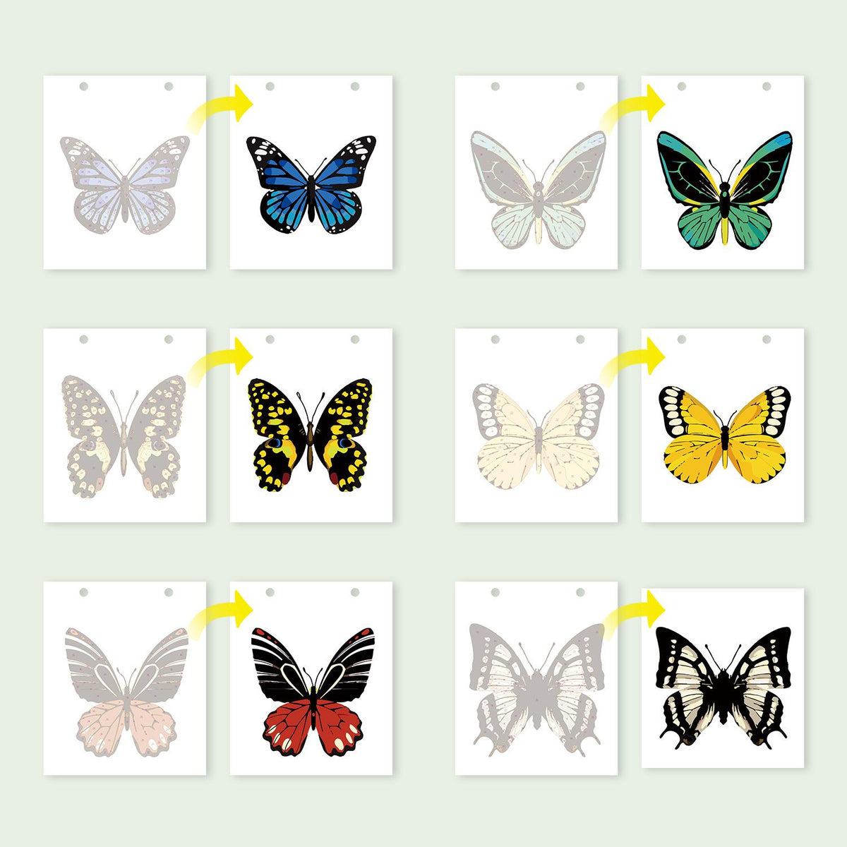 Butterfly Whimsy Desk Calendar 2026