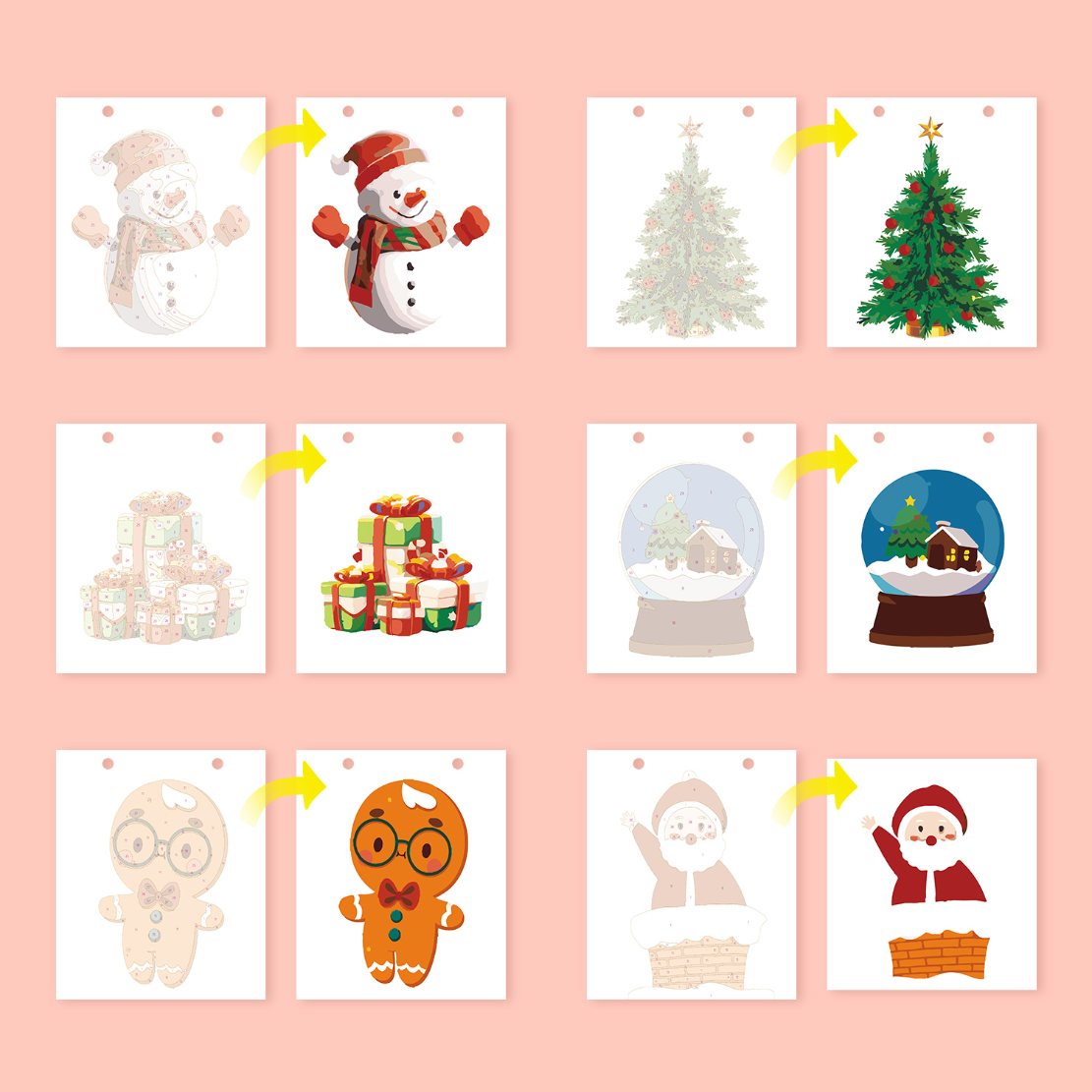 Merry Christmas 2026 Desk Calendar