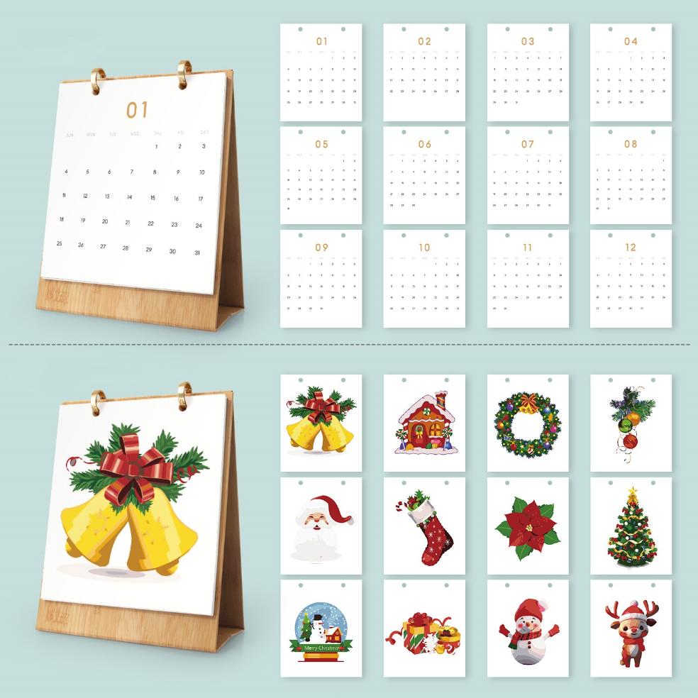 2026 Holiday Desk Calendar