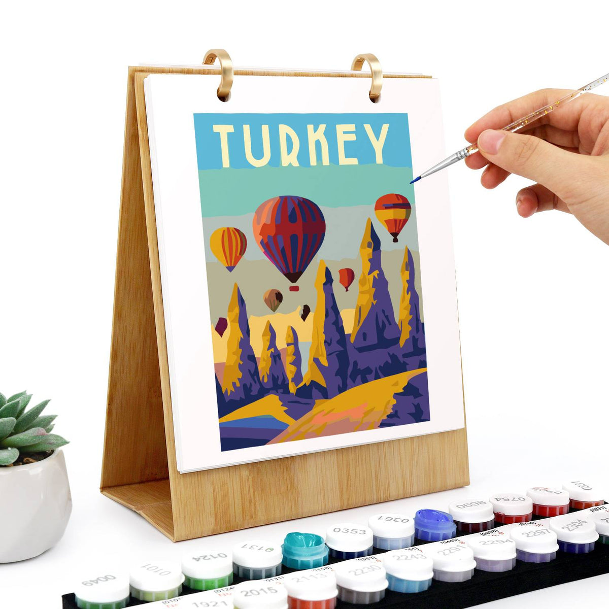 World Travel Scenic Desk Calendar 2026