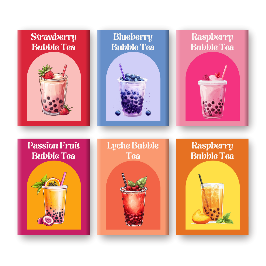 Colorful Bubble Tea Fantasy