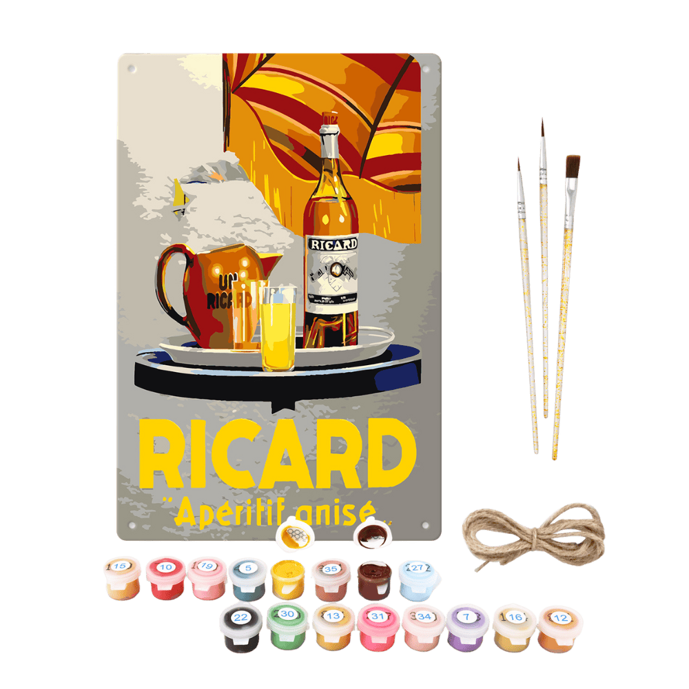Elegant Ricard Aperitif Scene