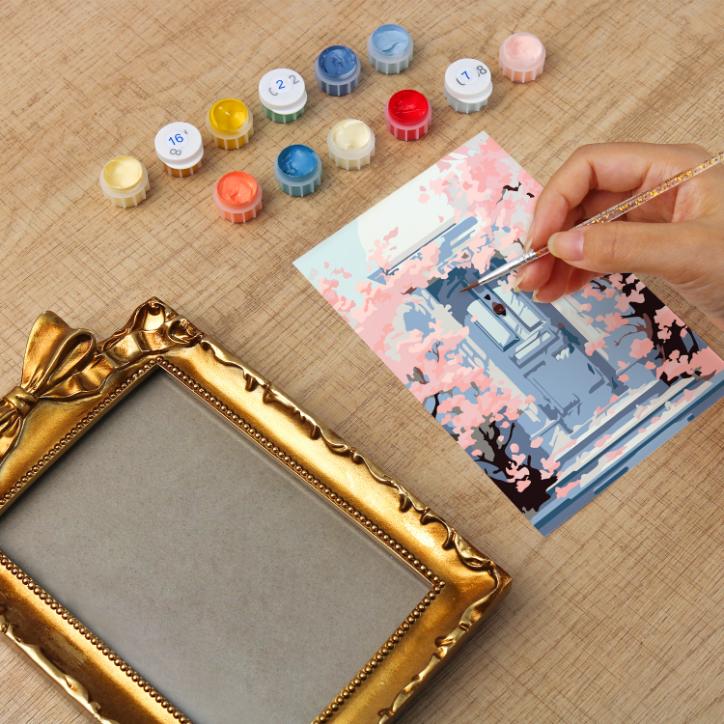 Cherry Blossom Charm: Doorway Delight