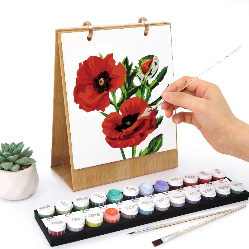 Flowers & Nature Desk Calendar 2026