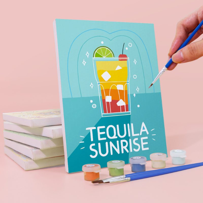 Cocktail & Canvas: Mini Drink Set